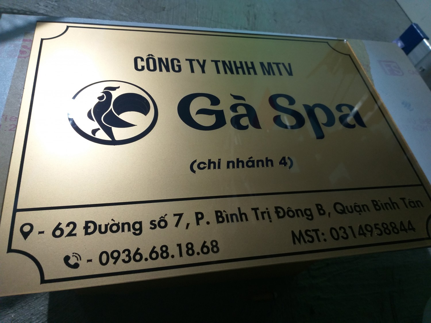 bang ten cong ty ga spa