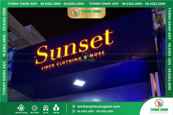 Chất lượng sản phẩm và dịch vụ làm bảng hiệu Alu giá rẻ