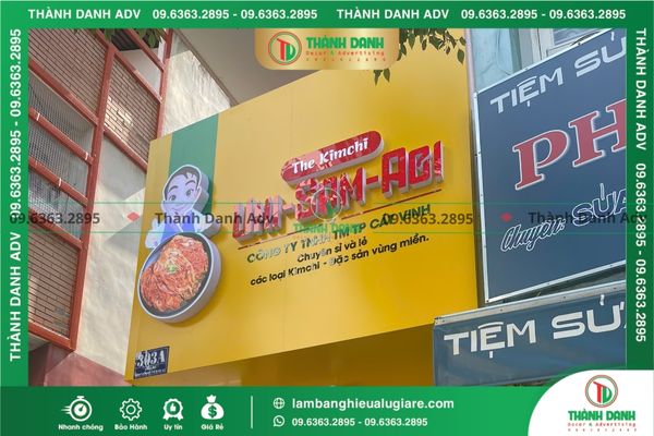 Làm bảng hiệu Alu giá rẻ Quận 5 chống chịu thời tiết tốt
